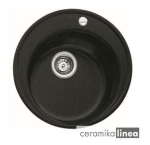 Zlewozmywak do wbudowania z tegranitu kolor carbon CENTROVAL RB 1B  40143209 TEKA