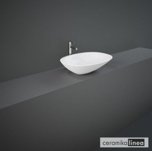 Morning Umywalka nablatowa owalna 54 cm  MORCT5400AWHA RAK