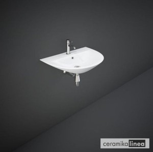 Morning Umywalka podwieszana 60 cm z otworem na baterię  MORWB6001AWHA RAK