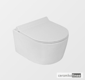 Bezrantowa miska WC RIM+ MALAGA SLIM 5908211401775 LAVITA