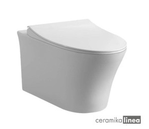 Bezrantowa miska wisząca WC RIM+ LIVIA 5900378308034 LAVITA