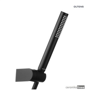 Oltens Ume Gide zestaw prysznicowy czarny mat 36010300