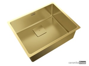 Zlewozmywak ze stali szlachetnej z powłoką PVD Flexlinea mosiądz 115000023 TEKA