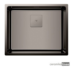 Zlewozmywak ze stali szlachetnej z powłoką PVD Flexlinea tytan 115000024 TEKA