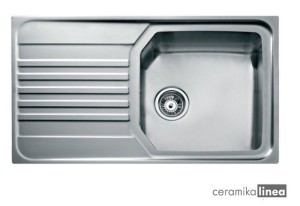 Zlewozmywak do wbudowania ze stali szlachetnej  PREMIUM 1B 1D 12128009