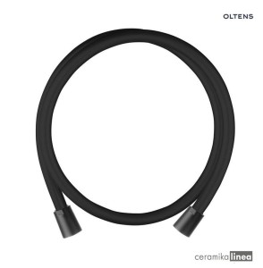 Oltens Ronneby wąż prysznicowy 125 cm czarny mat 37200300