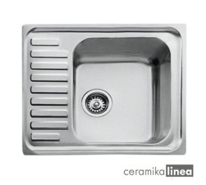 Zlewozmywak do wbudowania ze stali szlachetnej CLASSIC 1B ½ D 650 40109611