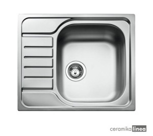 Zlewozmywak do wbudowania ze stali szlachetnej CLASSIC 1B ½ D 580 40109615