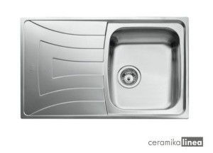 Zlewozmywak do wbudowania ze stali szlachetnej Universo 1C 1E CN MAT 10120001