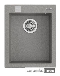 Zlewozmywak do wbudowania z tegranitu kolor kamienny szary FORSQUARE 34.40 TG 115230011 TEKA
