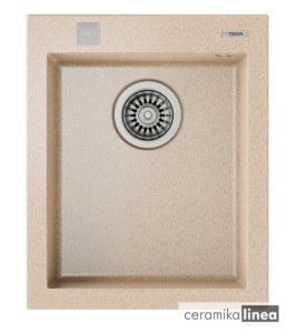 Zlewozmywak do wbudowania z tegranitu kolor beżowy avena FORSQUARE 34.40 TG 115230012 TEKA