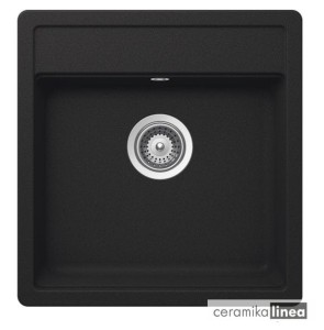 Zlewozmywak do wbudowania z tegranitu czarny Menorca 50 S-TG 40144573