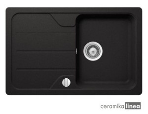 Zlewozmywak do wbudowania z tegranitu kolor carbon Simpla 45-TG 40144517 TEKA