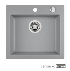 Zlewozmywak do wbudowania z tequarcu kolor grafit Clivo 50 S-TQ 40148011 TEKA