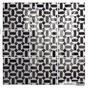 ARTISAN LUNAS B&W 13,2X13,2 G1 EQ 24514  Equipe