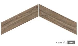 CR. ROVERE CHEVRON BROWN 8X40 G1 PM PAMESA   