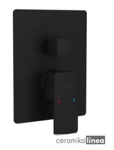  Keria Bateria prysznicowo-wannowa podtynkowa 3 funkcyjna kolor czarny AREX.2047BL