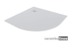  Arda Brodzik kompozytowy półokrągły, biały BREX.1504.090.090.WHN