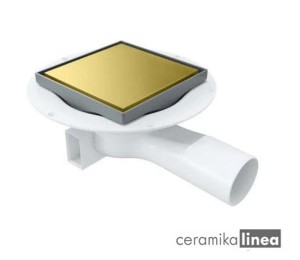  Torvi Odpływ łazienkowy punktowy złoty połysk INEX.TO130.50.GL