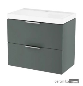 Blanko Szafka szałwiowa z umywalką z otworem, rozmiar 65 uchwyt chrom Produkt złożony 