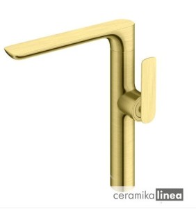 Experience Brushed Gold bateria umywalkowa QB175EGDB Kohlman