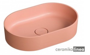 Umywalka nablatowa OVO M+ kolor coral, 55 x 36 cm OVOUNCO Omnires