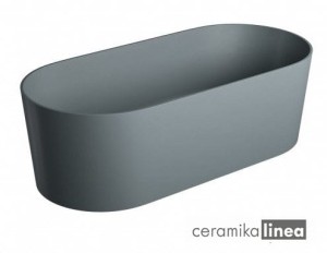 Wanna wolnostojąca OVO M+ kolor ash grey,  160 x 75 cm OVOWWAG Omnires  