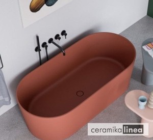 Wanna wolnostojąca OVO M+ kolor terracotta,  160 x 75 cm OVOWWTE Omnires    