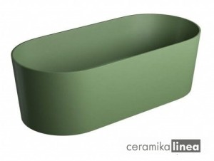 Wanna wolnostojąca OVO M+ kolor olive,  160 x 75 cm OVOWWOL Omnires    