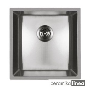 Oltens Stalvask zlewozmywak stalowy 1-komorowy 44x44 cm stal polerowana 71100100