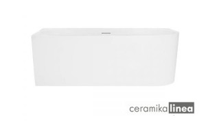 Oltens Delva wanna wolnostojąca narożna 170x80 cm lewa biała 11000000