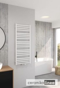 Oltens Vanlig grzejnik łazienkowy 121x50 cm biały 55008000