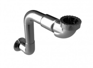 Pum Syfon Umyw. Z Rurą Sztywną Chrom  INPU.8075537P.CR
