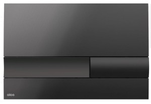 Przycisk sterujący do systemów podtynkowych. czarny-połysk M1738 ALCA