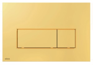 THIN - Przycisk sterujący do systemów podtynkowych. złoty-połysk M575 ALCA