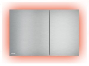 Przycisk sterujący do systemów podtynkowych z podświetleniem rainbow. alunox-mat AIR LIGHT R ALCA