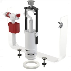 Komplet montażowy z przyciskiem STOP SA2000 1/2" CHROM ALCA