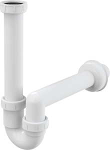 Pólsyfon zlewozmywaka rurowy z nakretką 6/4" A80-DN40 ALCA