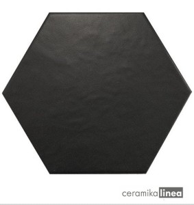HEXATILE NEGRO MATE 17,5X20 (op. 0,71m2) G1 EQ 20338  Equipe  