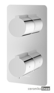 EXPERIENCE bateria podtynkowa wannowa termostatyczna chrom  QW433E 3 wyjścia wody Kohlman 