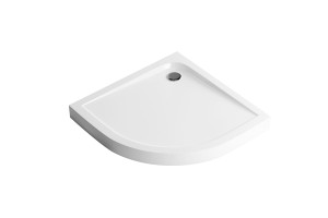 Sense Brodzik Półokrągły Kompakt 80X80 Biały  BREX.SEN08WHC