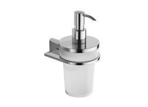 Kobo Dozownik Do Mydła Wiszący Chrom-Szkło  DOEX.1706CR