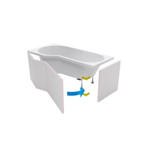 Obudowa Flex do Wanny Be Spot  OBEX.BSF.16WH
