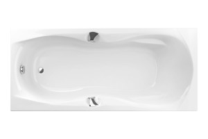 Canyon II Wanna 180X80 Biała+Rączki Chrom  WAEX.CNN18WHC