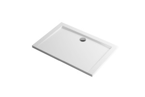 Forma Brodzik Prostokątny 80X120 Biały niski BREX.FOR128WHN