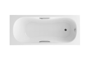 Clesis Lux Wanna 170X75 BiałaﾠZ Rączkami  WAEX.CLE17WHC