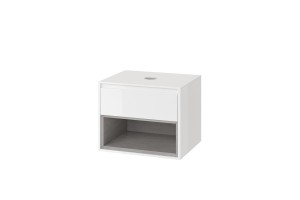 Tuto Szafka Z Blatem 60 Biały/Beton  MLEX.0102.600.WHCO
