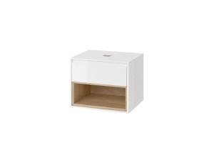 Tuto Szafka Z Blatem 80 Biały/Dąb  MLEX.0102.800.WHBL