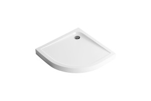 Sense Brodzik Półokrągły Kompakt 100X100 Biały  BREX.SEN10WHC