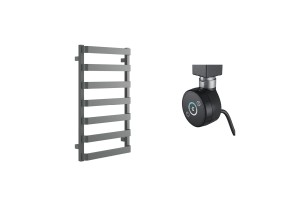 Meteor Grzejnik El. z Grzałką 85 Metalik  GREX.ME85.SET.GR